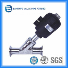 Sanitary Food Beer Beverage Clamp Type Angle Valve